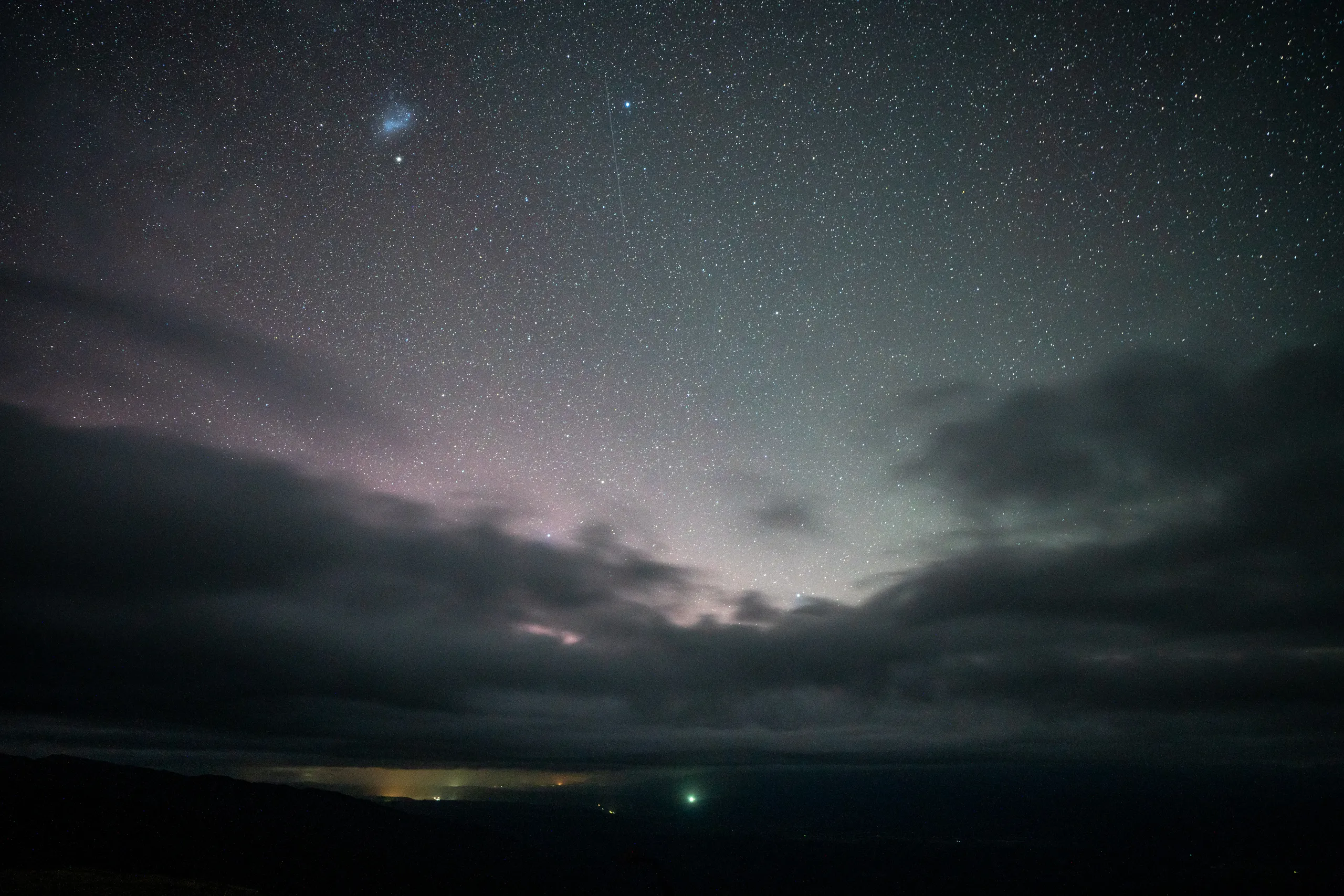 Paparoa Range after dusk