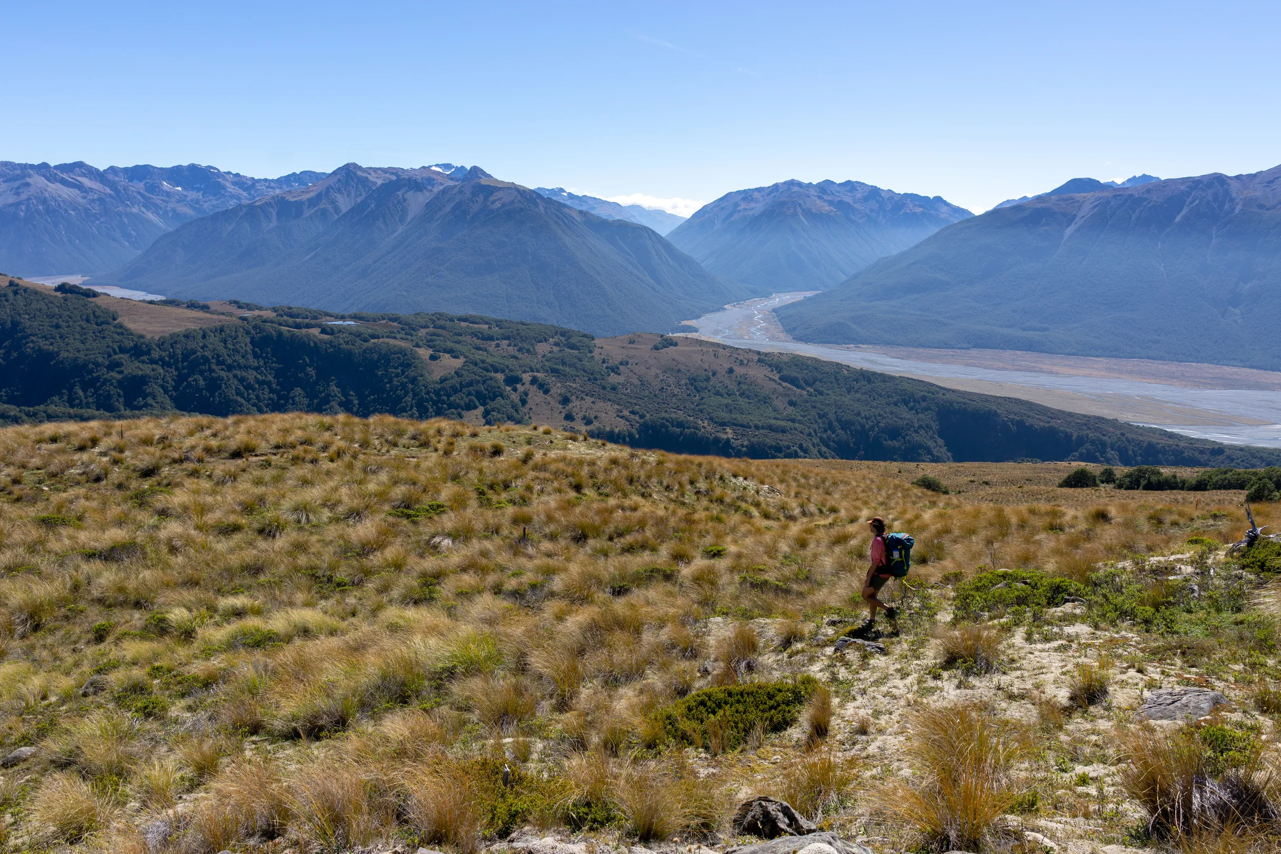 Magnificent views from Lagoon Saddle